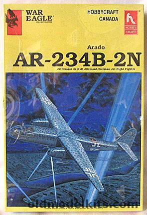 Hobby Craft 1/48 Arado AR-234 B-2N  - Twin Jet Night Fighter - (AR234B2N), HC1673 plastic model kit